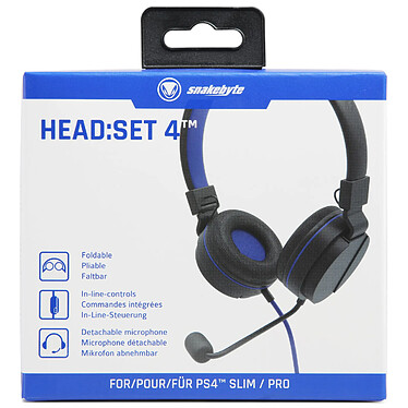 snakebyte - Casque micro HeadSet4 pour PS4 pas cher