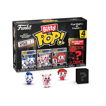 Five Nights at Freddy's - Pack 4 figurines Bitty POP! Ballora 2,5 cm