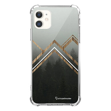 LaCoqueFrançaise Coque iPhone 11 anti-choc souple angles renforcés transparente Motif Trio Forêt