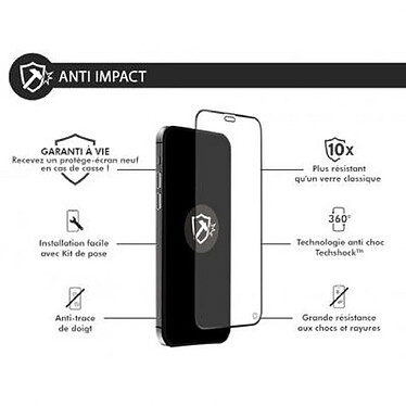 Avis Force Glass Protection d'écran en verre pour iPhone 12/12 Pro 3D Anti-impact Transparent