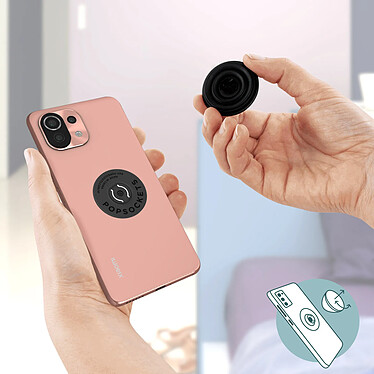 Popsockets PopGrip Smartphone design marbre Noir Maintient Support Vidéo pas cher