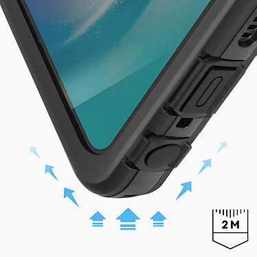 Avis Redpepper Coque Étanche IP68 pour Samsung Galaxy A24 Protection Intégrale Anti-chutes 2m  Contour Noir