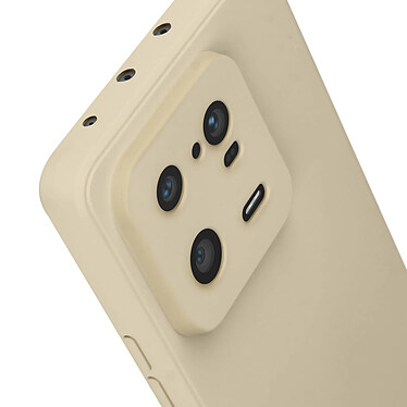 Avis Avizar Coque pour Xiaomi 13 Pro Silicone Intérieur Microfibre Finition Mate  Beige