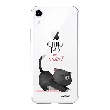 Evetane Coque iPhone Xr 360 intégrale transparente Motif Chuis pas du matin Tendance