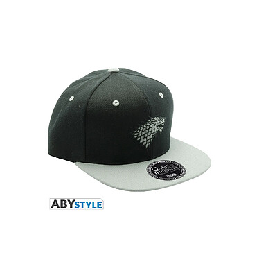 Game Of Thrones - Casquette snapback Noir & Gris Stark