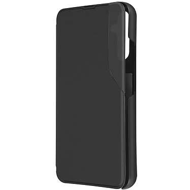 Avizar Étui Folio pour pour Samsung Galaxy A34 5G Clapet Fenêtre Affichage Heure Support Vidéo  Noir