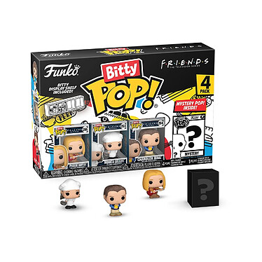 Friends - Pack 4 figurines Bitty POP! Phoebe 2,5 cm