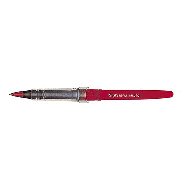 PENTEL Recharge Pour feutre Plume MLJ20 Rouge x 12