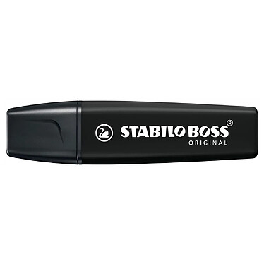 STABILO Marqueur BOSS ORIGINAL Marker Noir x 10