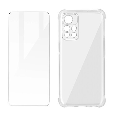 Avizar Pack Protection Poco M4 Pro 5G/Redmi Note 11S 5G Coque+Verre Transparent