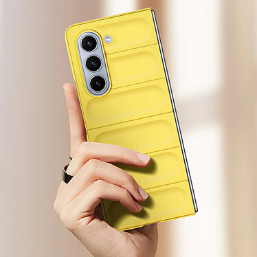 Avis Avizar Coque pour Samsung Galaxy Z Fold 5 Silicone Gel Souple et Robuste  Jaune