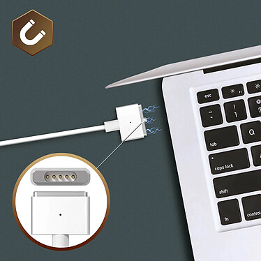 Acheter LinQ Chargeur mural MagSafe 2 MacBook Pro Retina 13'' 60W Rapide A2-60  Blanc