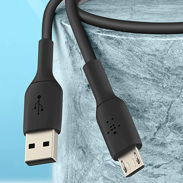 Avis Belkin Câble USB vers Micro-USB Charge et synchro Certifié USB-IF 2 mètres  Noir