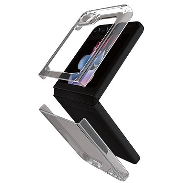 Muvit Coque pour Samsung Galaxy Z Flip 5 HARD RIGIDE Transparent