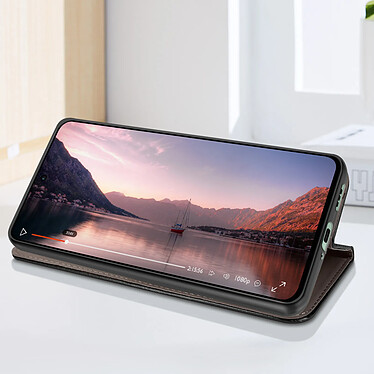 Avis Avizar Étui pour Oppo Reno 12F Clapet Porte-carte Fonction Support Noir