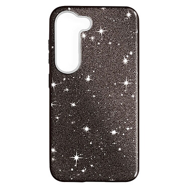 Avizar Coque Paillette pour Samsung Galaxy S23 Plus Hybride Semi-rigide  noir