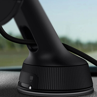 Belkin Support voiture Ventouse Tableau de bord ou Pare-brise Rotatif 360°  Noir pas cher