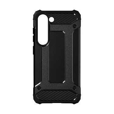 Avizar Coque pour Samsung S23 Hybride Antichoc 1,8m Relief Série Defender II  noir