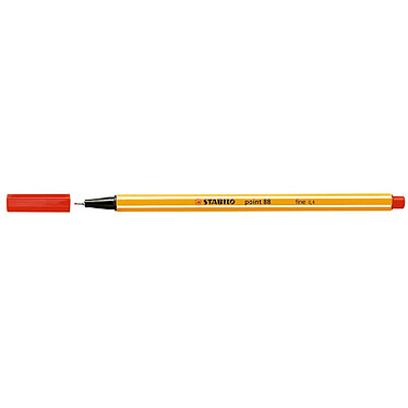 STABILO Stylo feutre POINT 88 pointe fine 0,4 mm rouge x 10