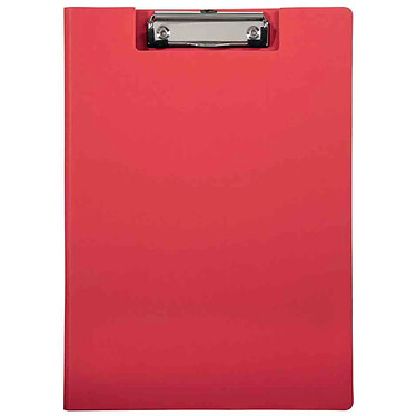 MAUL Porte-bloc à pince MAULpoly, plastifié A4, rouge