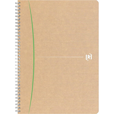 Acheter OXFORD Cahier à spirales TOUAREG A4 ligné 180 pages Couv Kraft