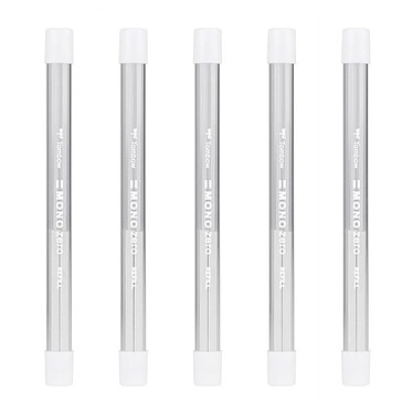 TOMBOW Tube de 2 Recharges pour Stylo Gomme MONO zero pointe rectangulaire 2,5 x 5 mm x 5