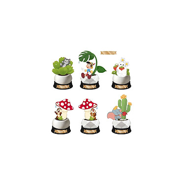 Disney - Assortiment 6 statuettes Mini Diorama Stage Love Plants Series 12 cm