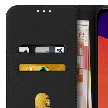 Avizar Étui Samsung Galaxy M12 Protection avec Porte-carte Fonction Support noir pas cher