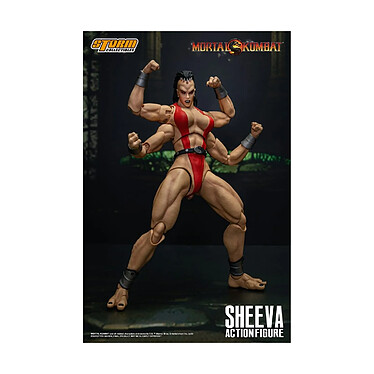 Mortal Kombat - Figurine 1/12 Sheeva 18 cm pas cher