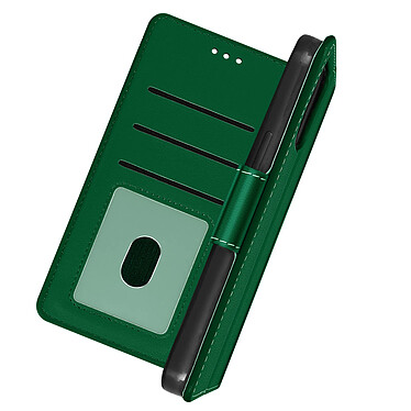 Avizar Housse iPhone 13 Pro Max Portefeuille Multi-compartiments Support Vidéo Vert