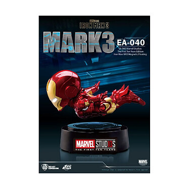 - Iron Man 3 - Diorama lumineux Egg Attack Iron Man Mark III The First Ten Years Edition 16 cm pas cher