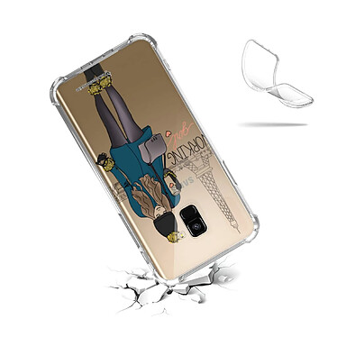 Acheter LaCoqueFrançaise Coque Samsung Galaxy A8 2018 anti-choc souple angles renforcés transparente Motif Working girl