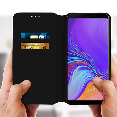 Acheter Avizar Etui folio Noir Portefeuille pour Samsung Galaxy A9 2018