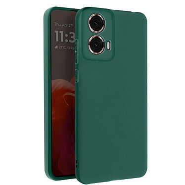 Avizar Coque pour Motorola Moto G85 Silicone Souple Mate Vert Foncé