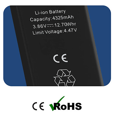 Acheter Clappio Batterie sans BMS pour iPhone 14 Plus Capacité 4325mAh Noir