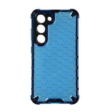 Avizar Coque pour Samsung Galaxy S23 Antichoc Coins Renforcés Design Nid d'Abeille  Bleu