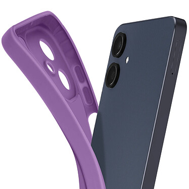 Avizar Coque pour Samsung Galaxy A06 Silicone Mat Bloc Caméra Protégé Violet pas cher