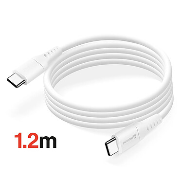 Acheter Swissten Chargeur GaN USB C 35W Ultra Rapide Compact avec Câble USB C 1.2m Blanc