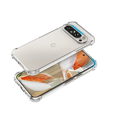 Acheter Evetane Coque Google Pixel 9 Pro Anti-Chocs avec Bords Renforces en silicone transparente Motif