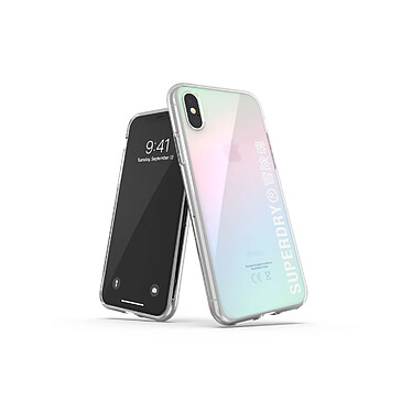 Avis Superdry Coque pour Apple iPhone X / XS Collection Snap Case Clear en TPU Transparent