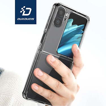 Dux Ducis Coque pour Oppo Find N2 Flip 5G Angles Renforcés  Clin Transparent pas cher