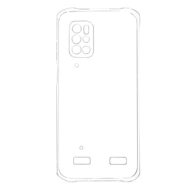 Avizar Coque pour Ulefone Armor 12 5G Flexible Fine et Légère  Transparent