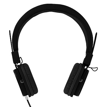 Casque audio filaire Jack 3.5mm Micro et télécommande intégrés modèle Y6338 Noir