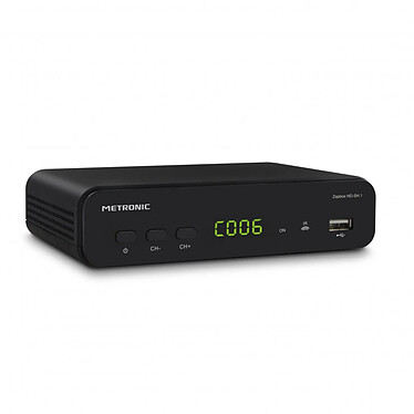 Metronic 441624 - Décodeur TNT Zapbox HD-SH.1 HEVC - noir