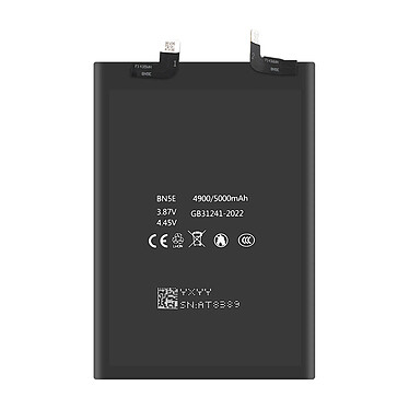 Clappio Batterie interne pour Xiaomi Redmi Note 11 Pro 5G et 4G 5000mAh BN5E Noir