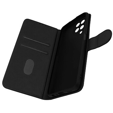 Avizar Étui Samsung Galaxy M12 Protection avec Porte-carte Fonction Support noir