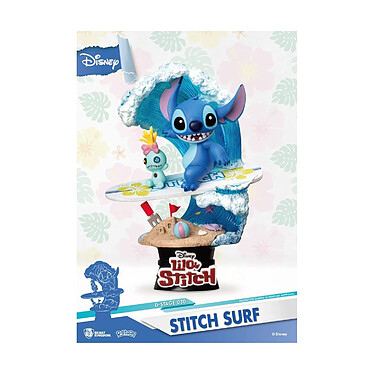 Disney Summer Series - Diorama D-Stage Stitch Surf 15 cm