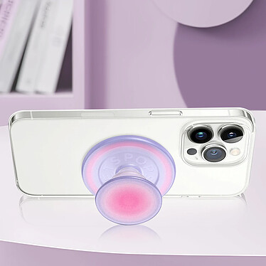 Avis Popsockets PopGrip MagSafe Aura Pailleté Poignée Maintien et Support Polyvalent Violet