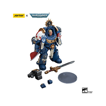 Warhammer 40k - Figurine 1/18 Ultramarines Terminator Captain Severus Agemman 12 cm pas cher