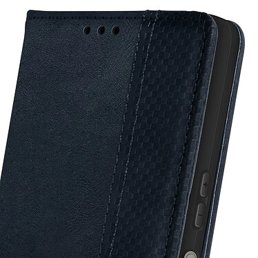 Avizar Étui pour Sony Xperia 1 V Clapet Portefeuille Motif Damier  Bleu Nuit pas cher